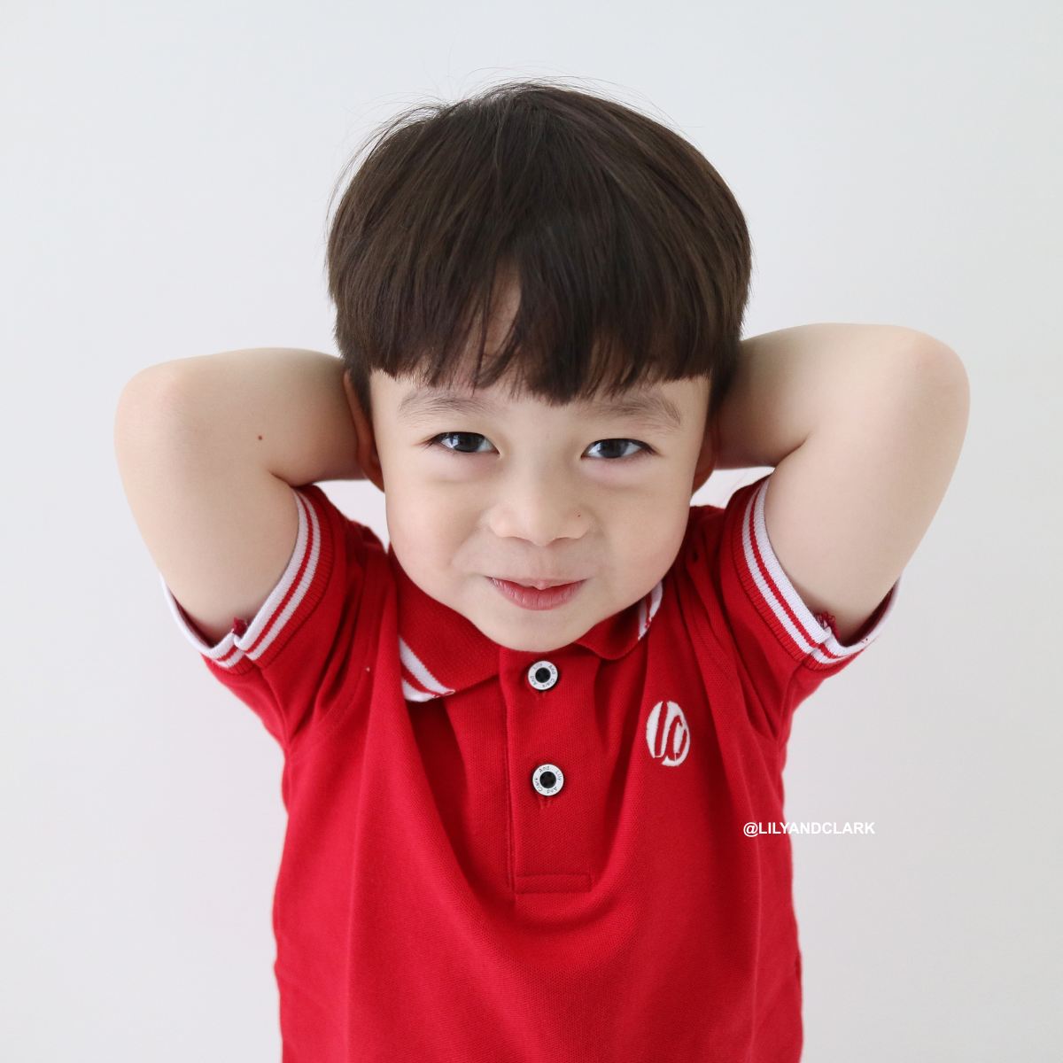 Lily And Clark Kaos Polo Anak KK15-MERAH