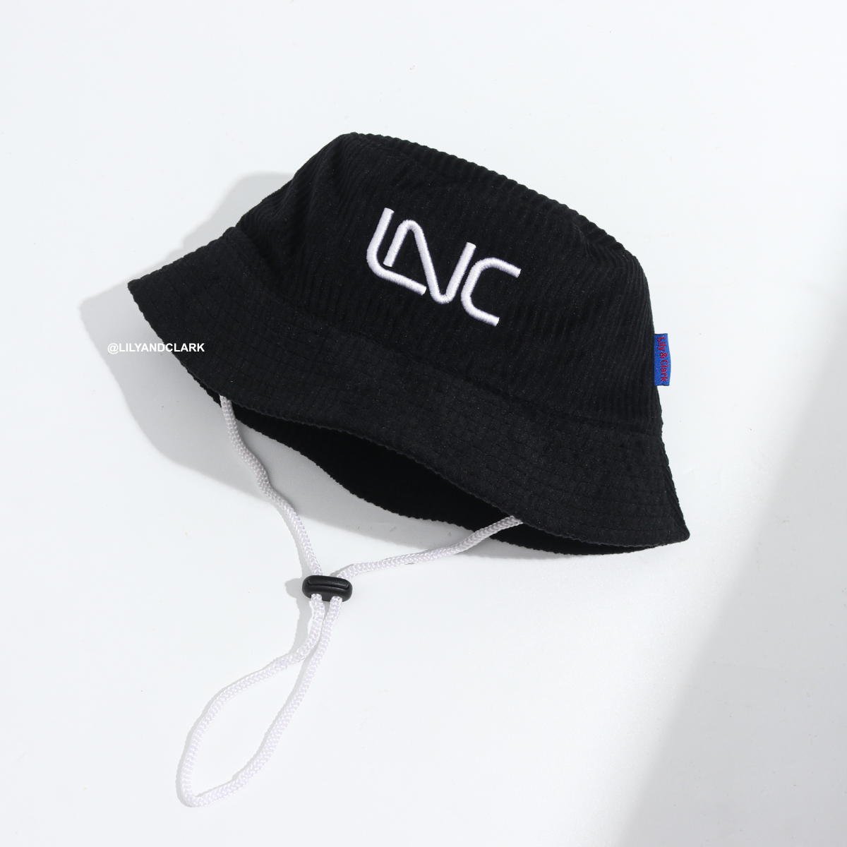 Lily And Clarj Topi Bucket Tali BC02-HITAM