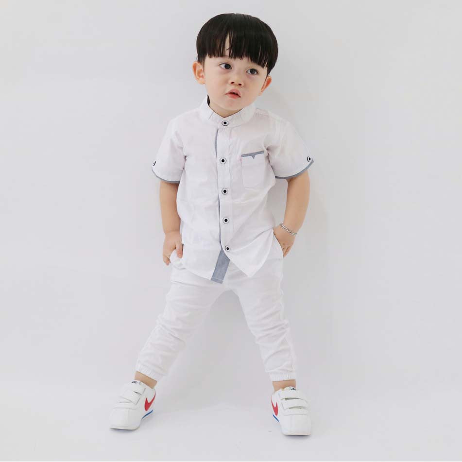 KEMEJA PENDEK ANAK KP02
