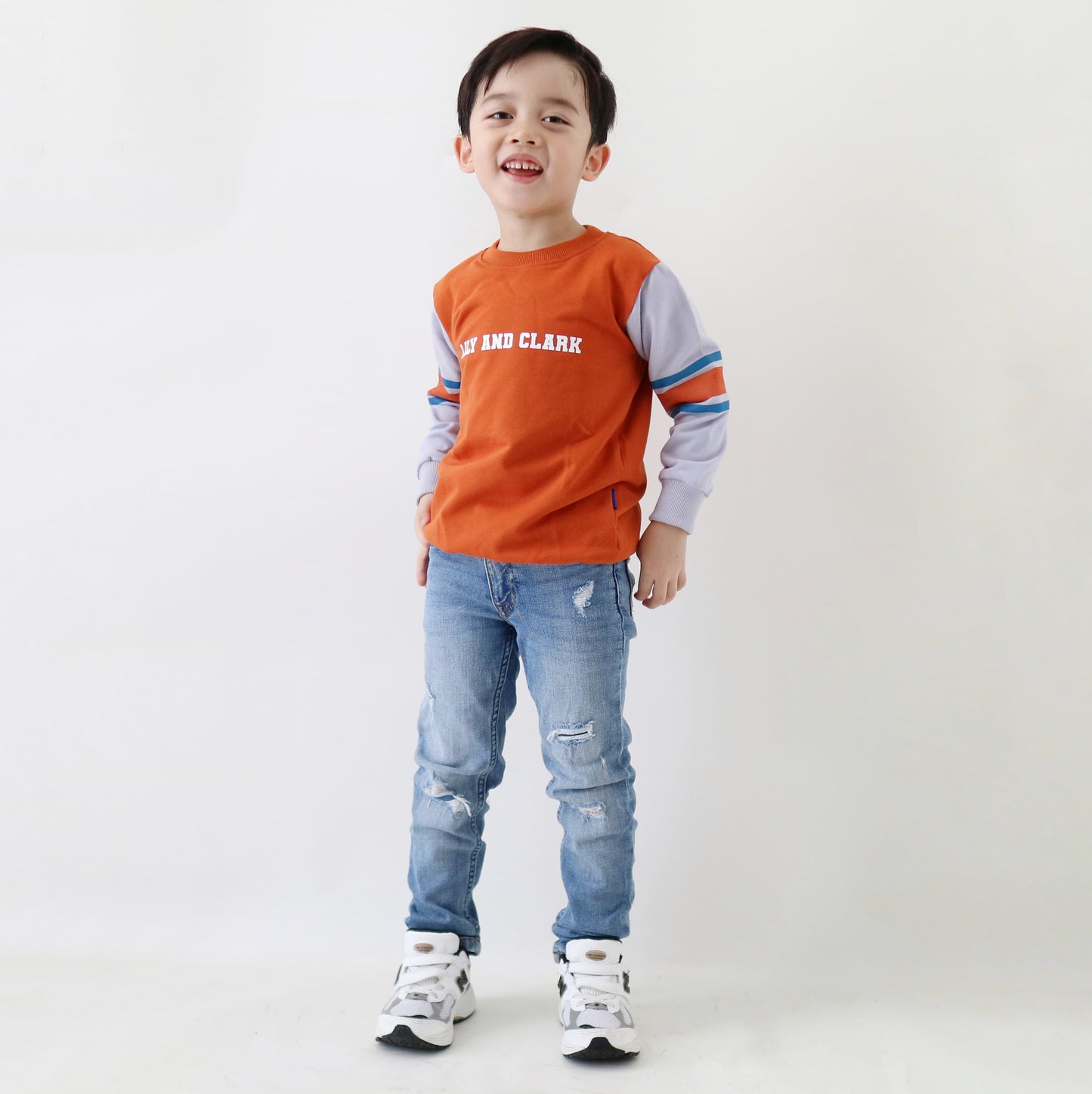 Lily And Clark Sweater Anak Laki-Laki Warna Dark Mustard - ST25