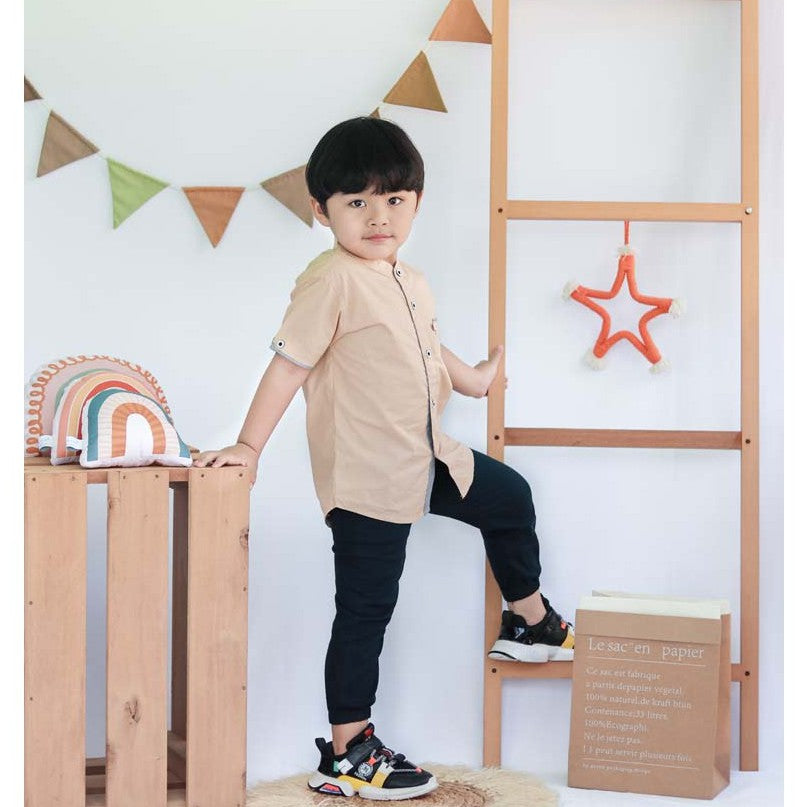 KEMEJA PENDEK ANAK KP04