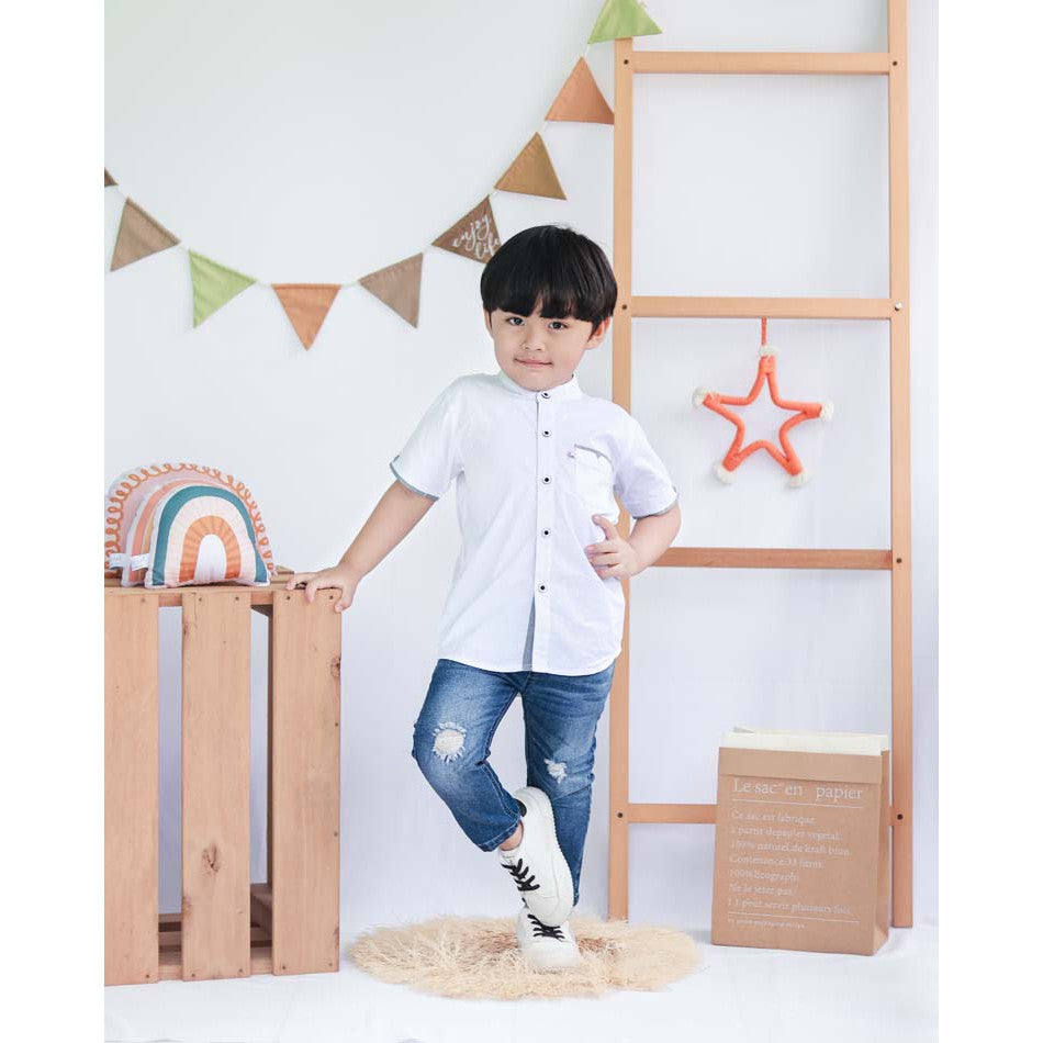 KEMEJA PENDEK ANAK KP02