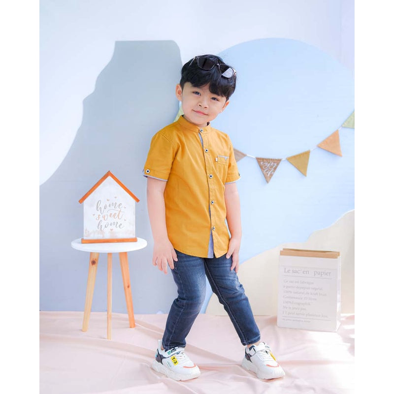 KEMEJA PENDEK ANAK KP06