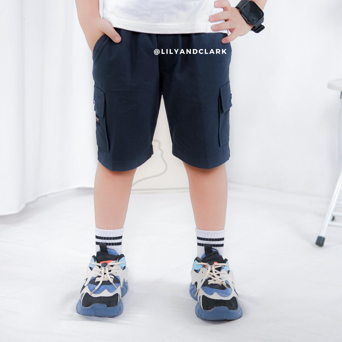 Celana Cargo Pendek Anak Navy - CAP02