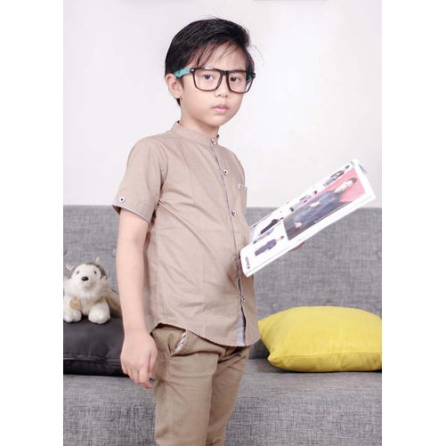 KEMEJA PENDEK ANAK KP07