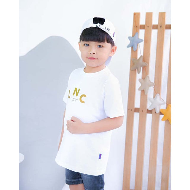 Lily And Clark Kaos Anak Unisex Warna Putih KLC60