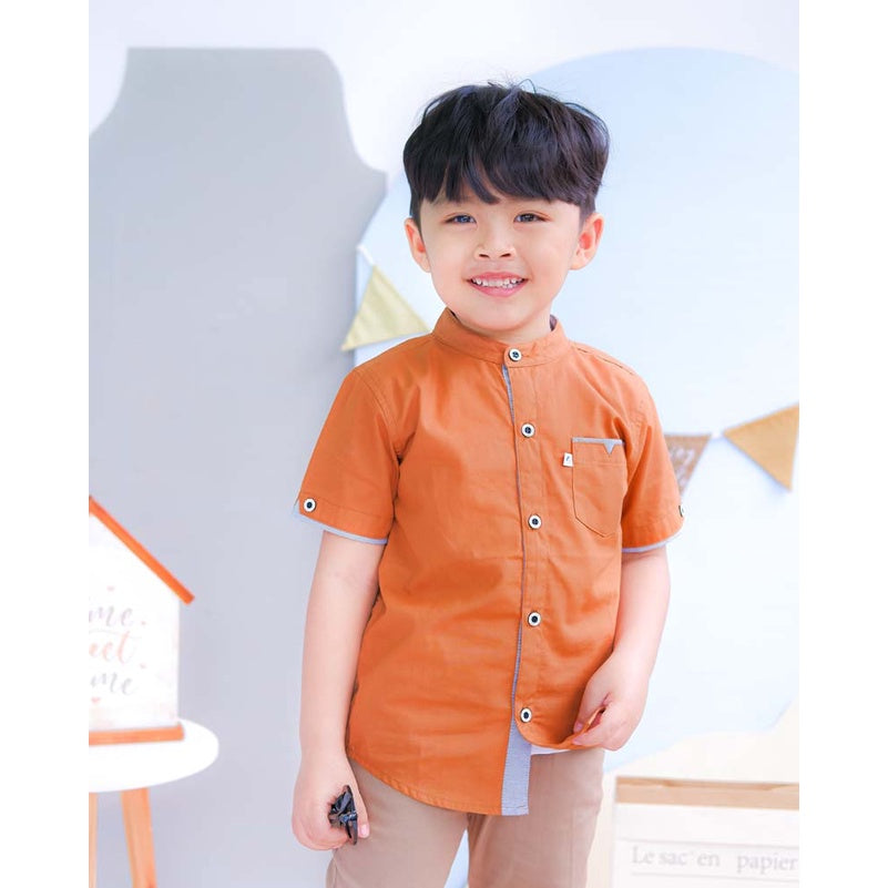 KEMEJA PENDEK ANAK KP08