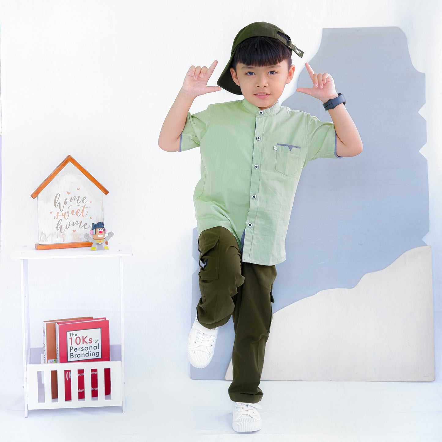 KEMEJA PENDEK ANAK KP11