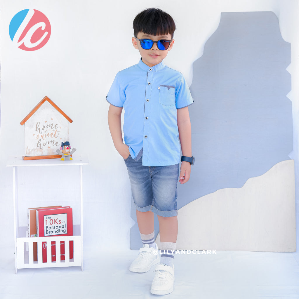 KEMEJA PENDEK ANAK KP12