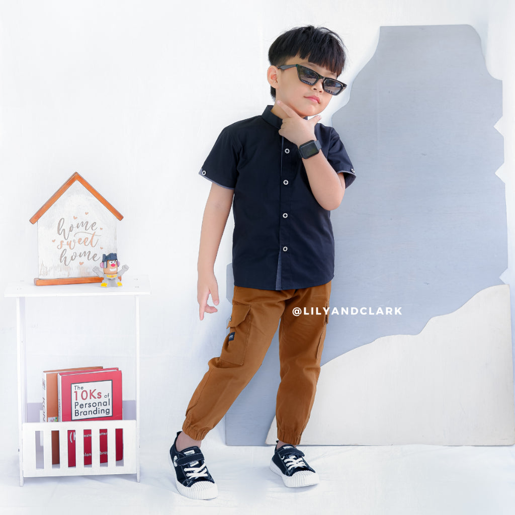 KEMEJA PENDEK ANAK KP13