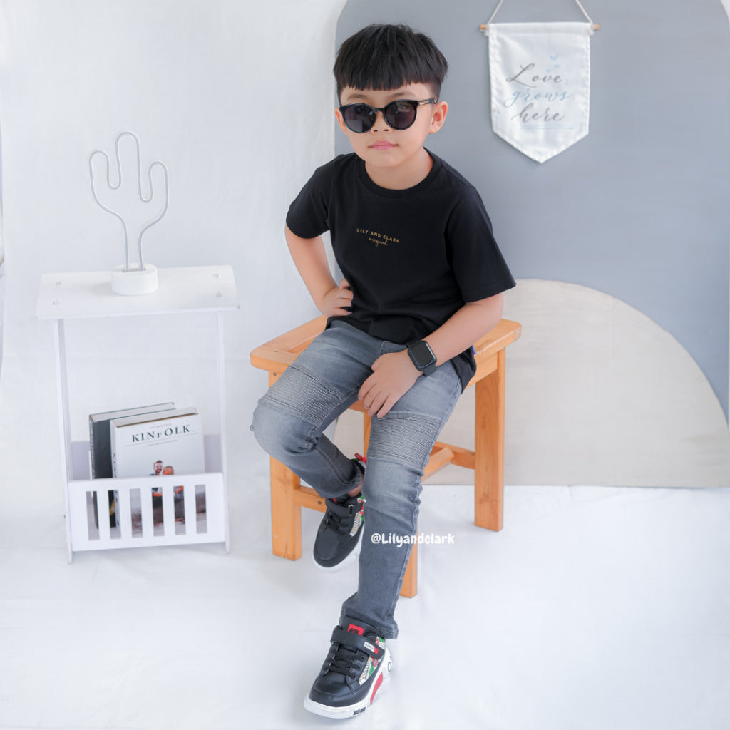 Jeans Panjang Abu JA03