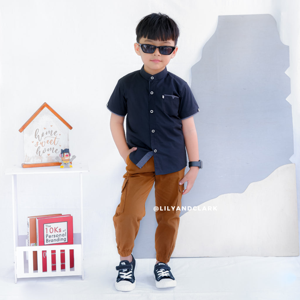 KEMEJA PENDEK ANAK KP13