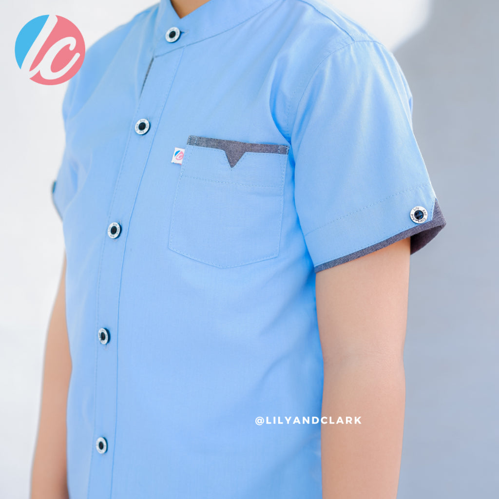 KEMEJA PENDEK ANAK KP12