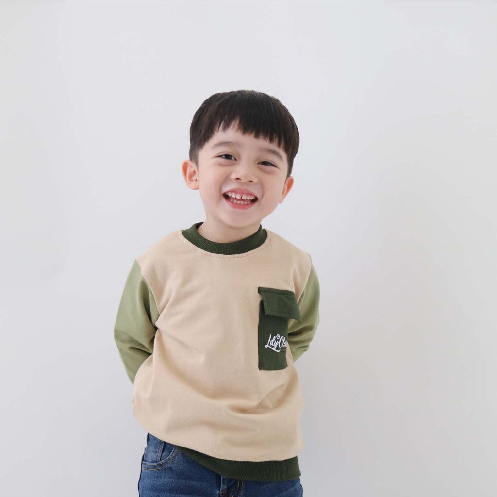 Sweater Anak Light Brown ST19