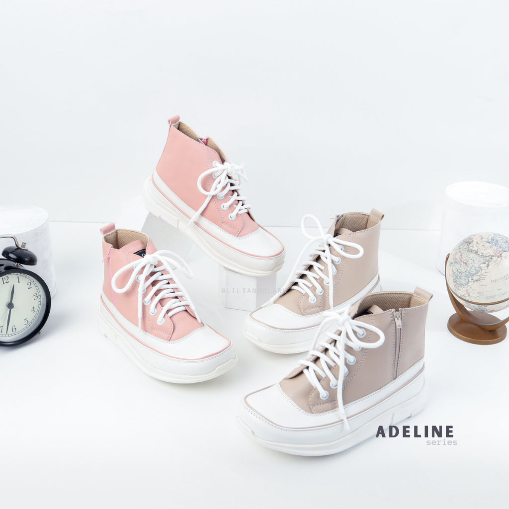 Sepatu Boots anak warna Pink ADELINE02