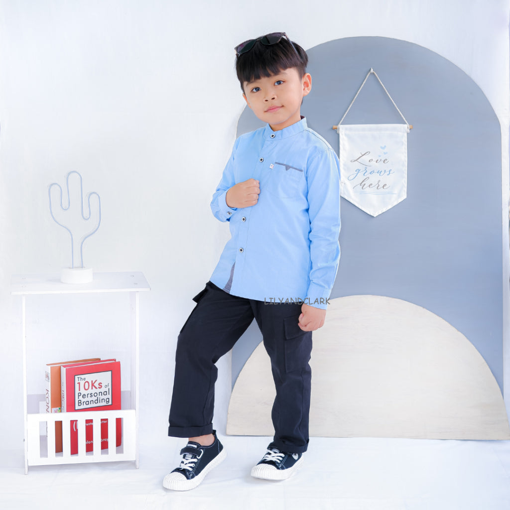 Celana Cargo Basic Hitam CA02