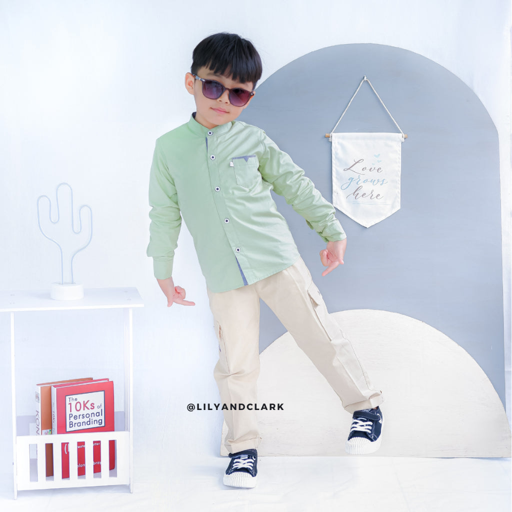 Celana Cargo Basic Cream CA01