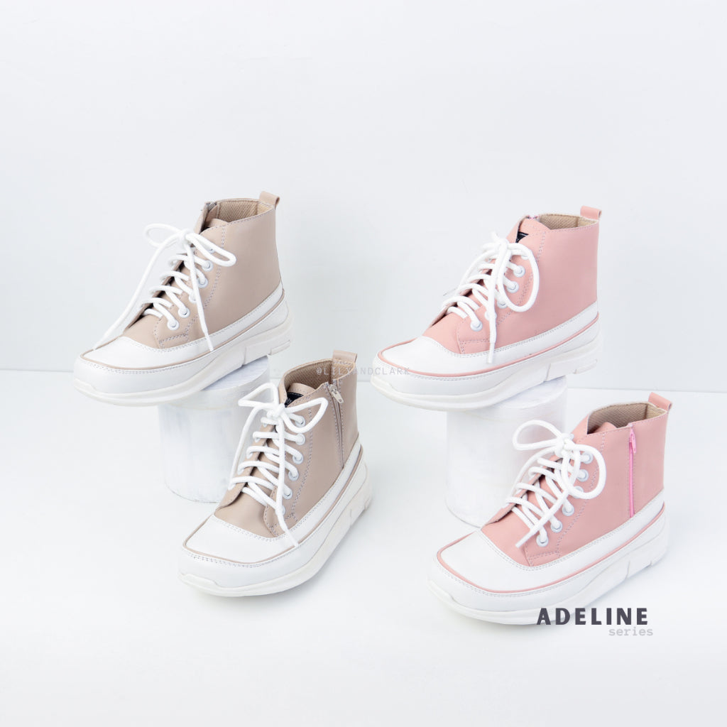 Sepatu Boots anak warna Pink ADELINE02