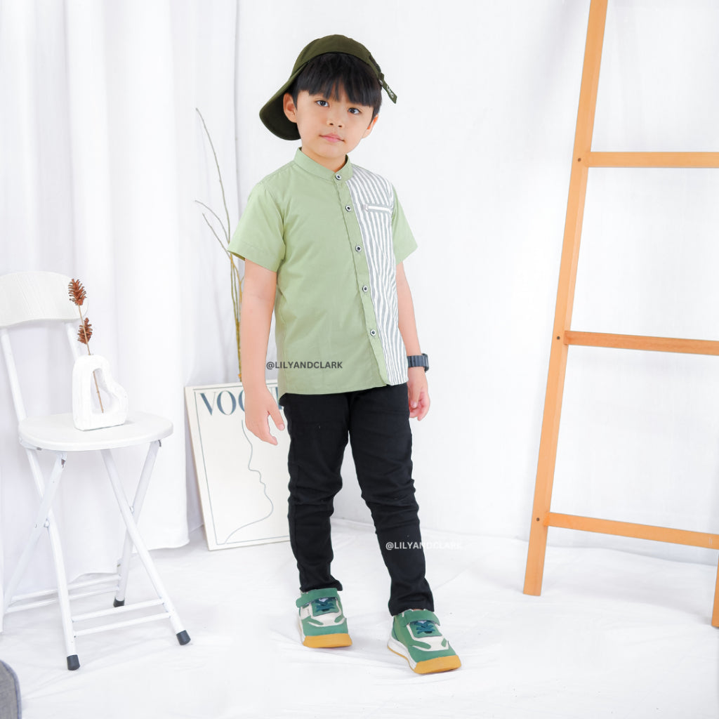 KEMEJA PENDEK ANAK KP15