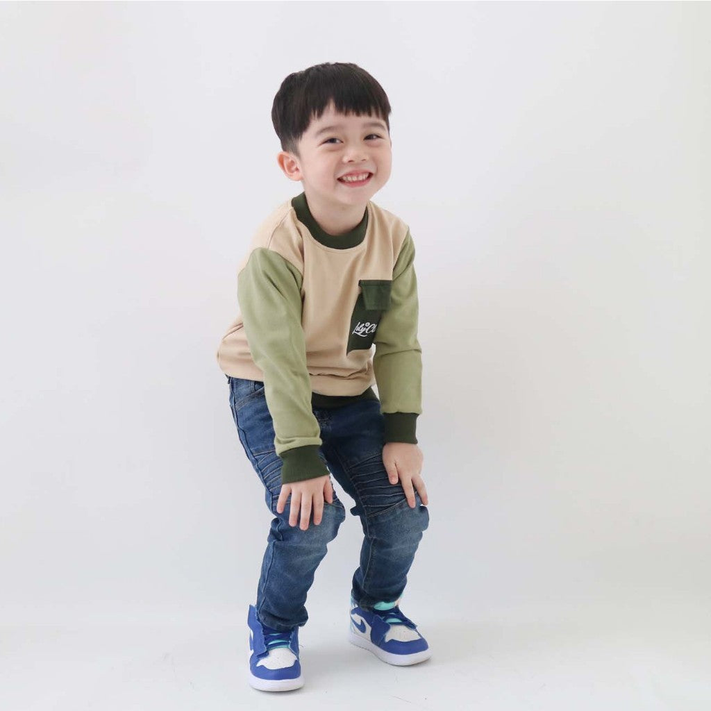Sweater Anak Light Brown ST19