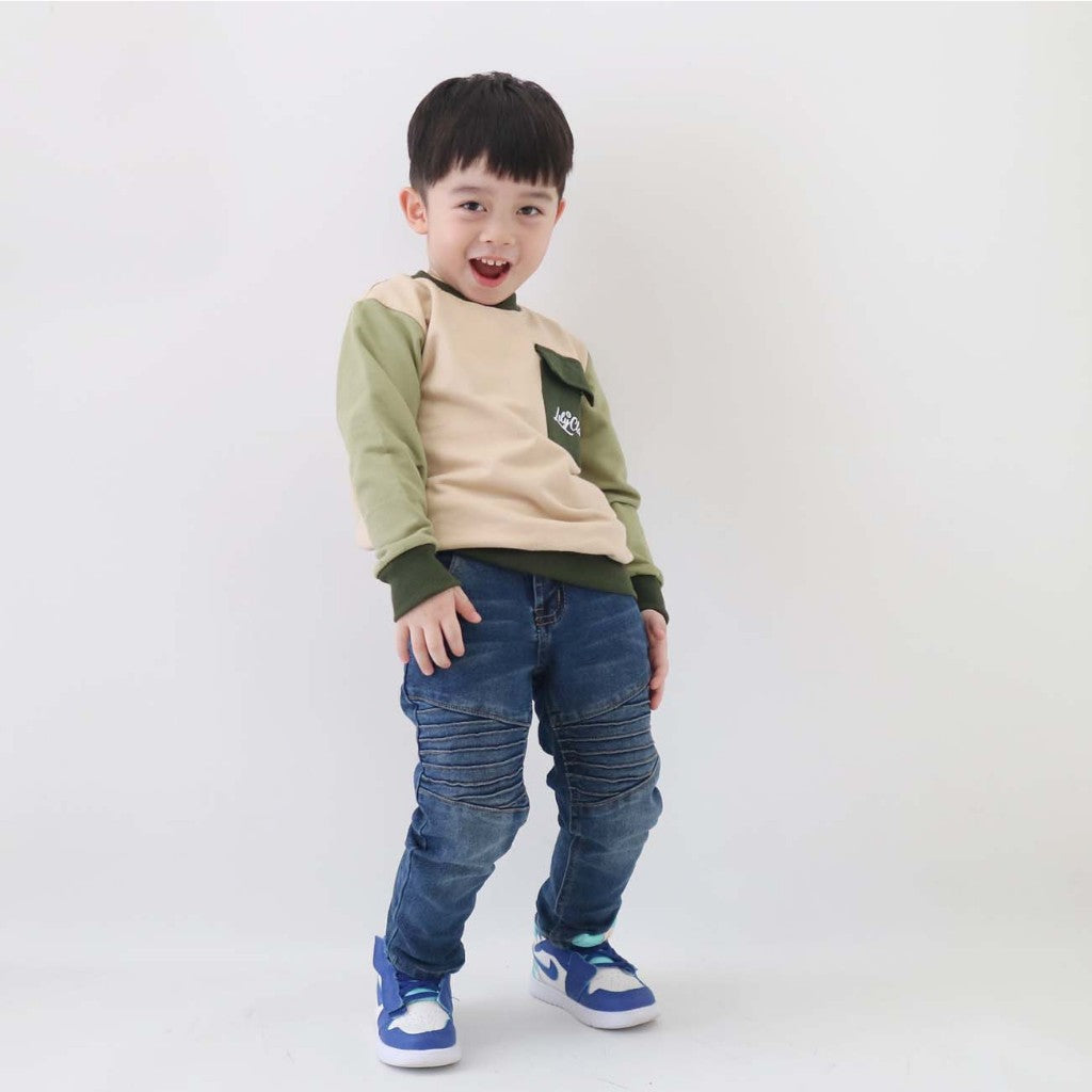 Sweater Anak Light Brown ST19