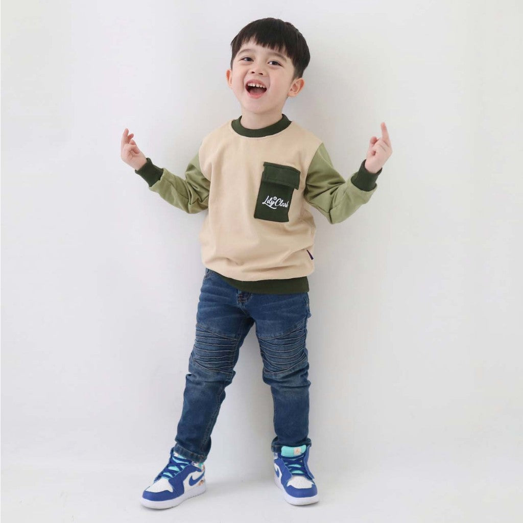 Sweater Anak Light Brown ST19