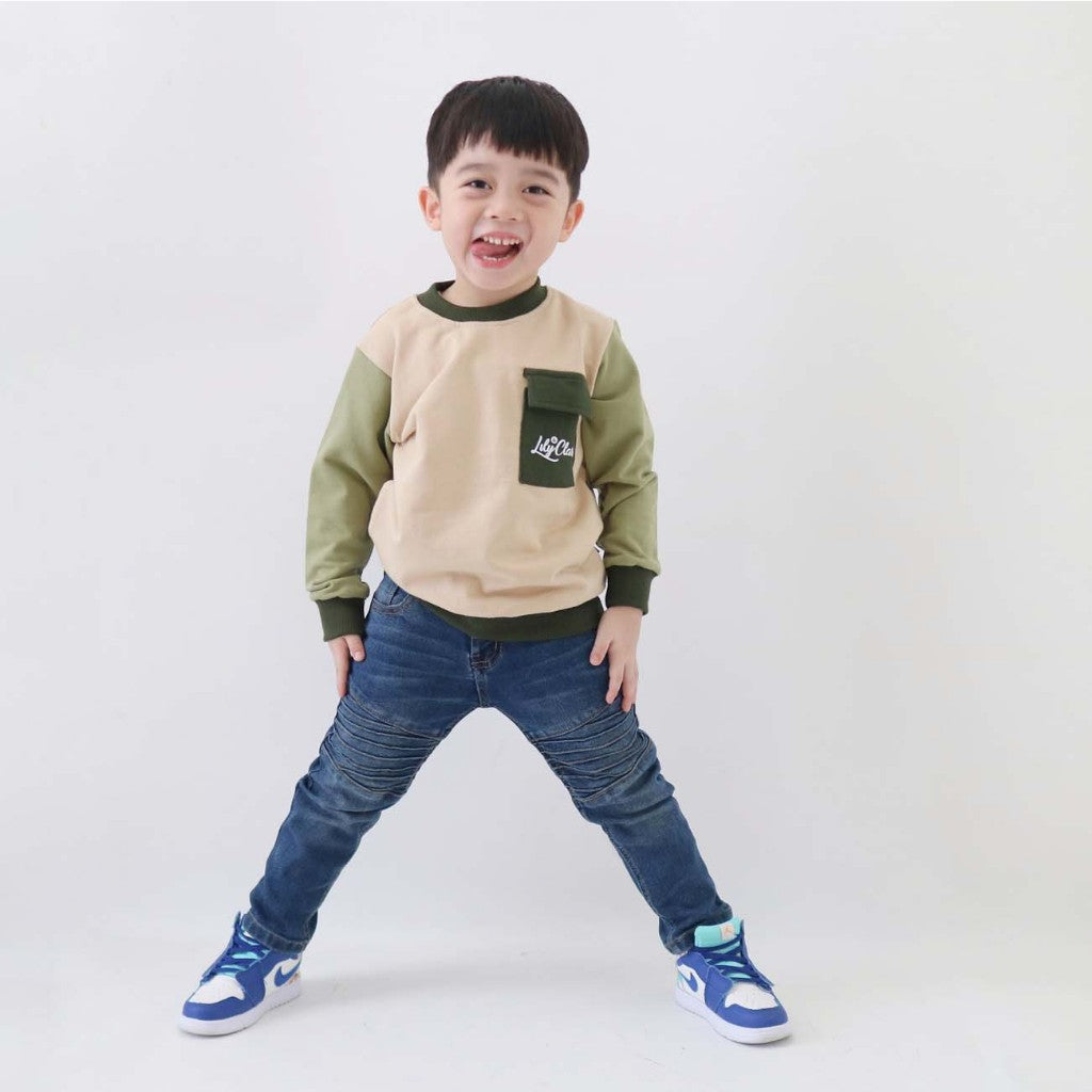 Sweater Anak Light Brown ST19