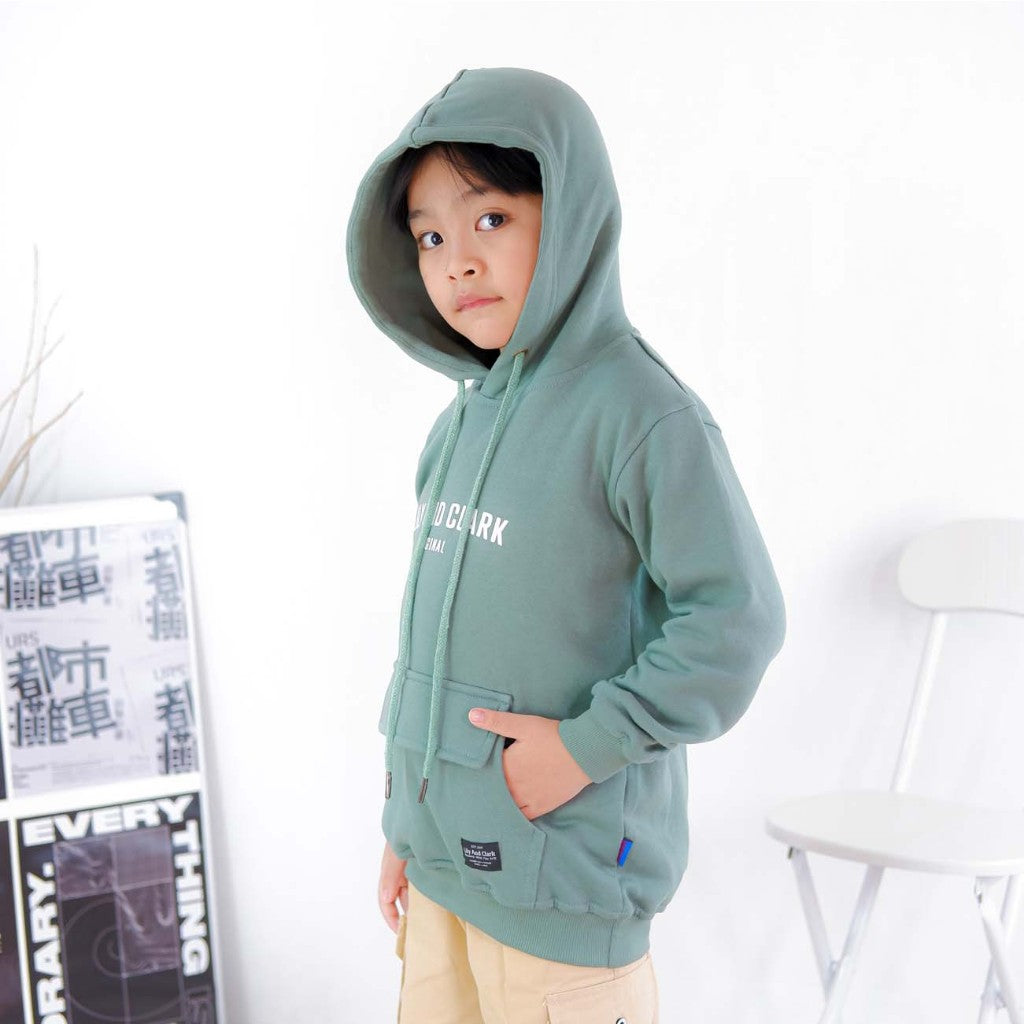 Hoodie Anak Mineral Hijau HD01