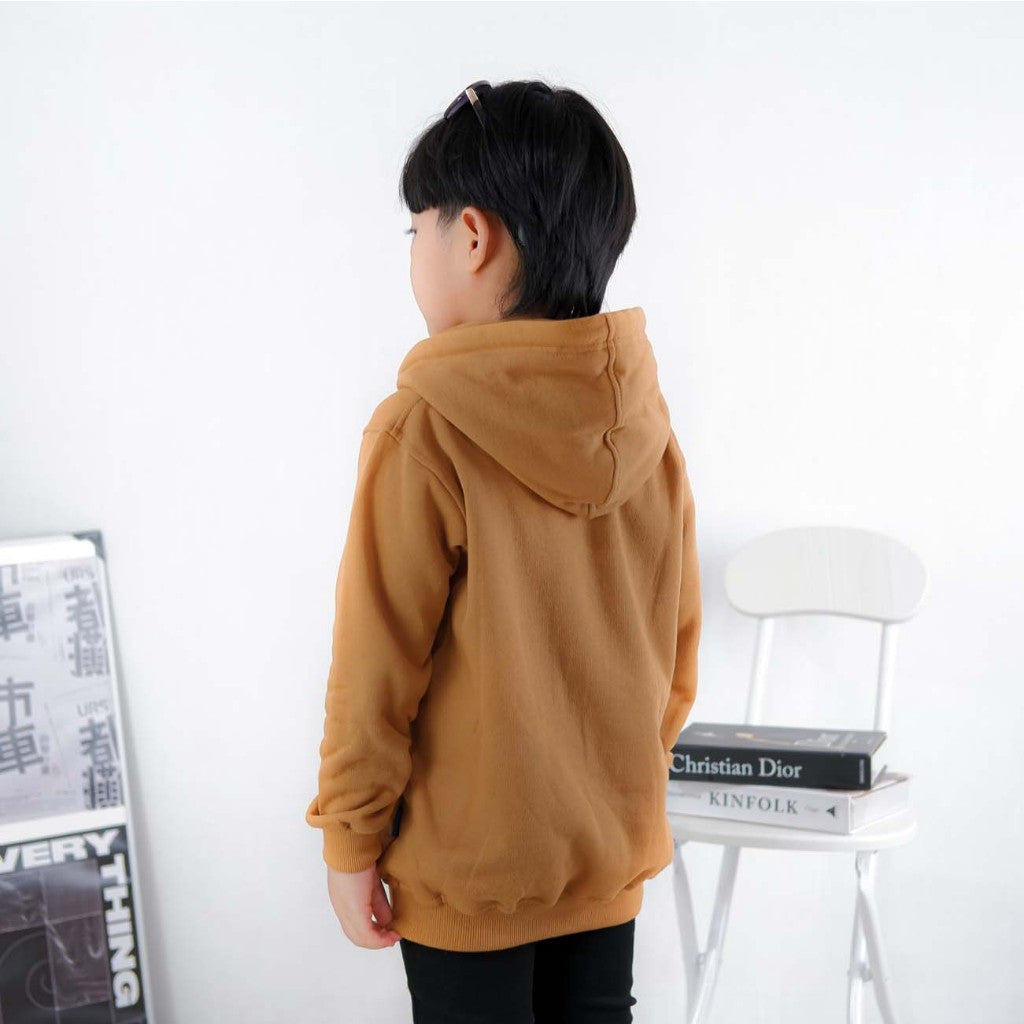 Hoodie Anak Almond Brown HD02