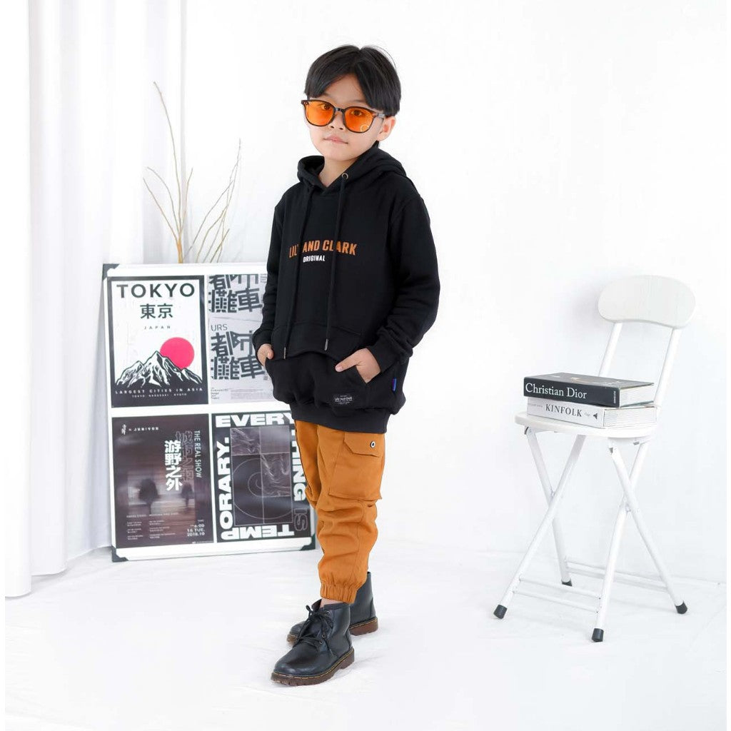 Hoodie Anak Hitam HD03