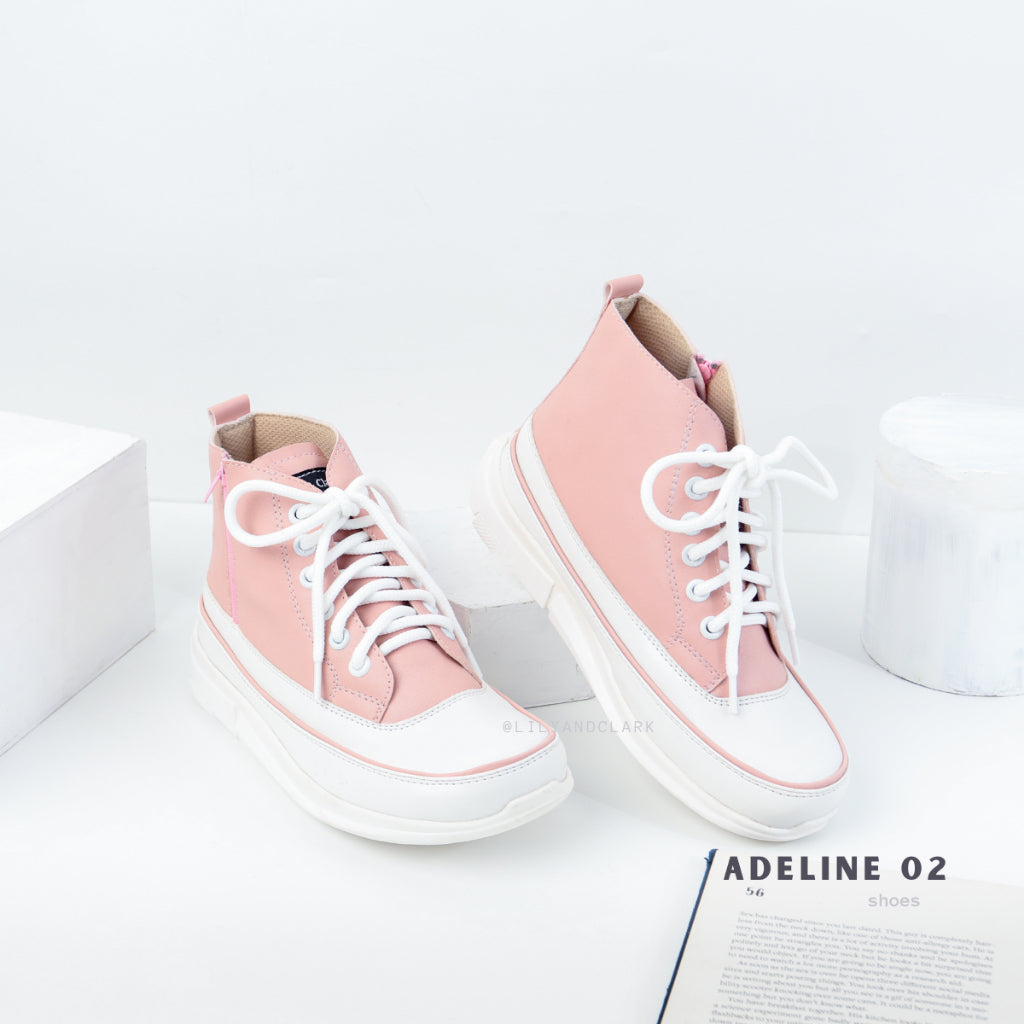 Sepatu Boots anak warna Pink ADELINE02