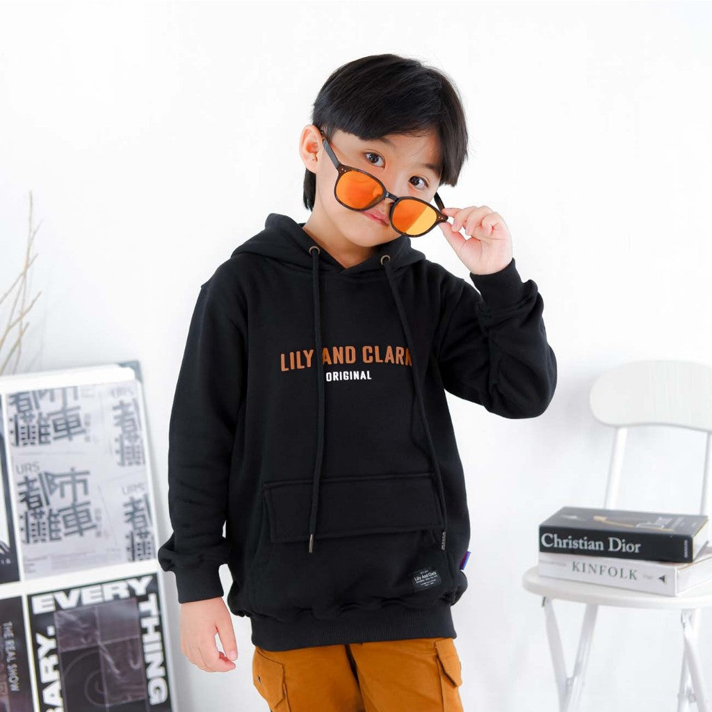 Hoodie Anak Hitam HD03