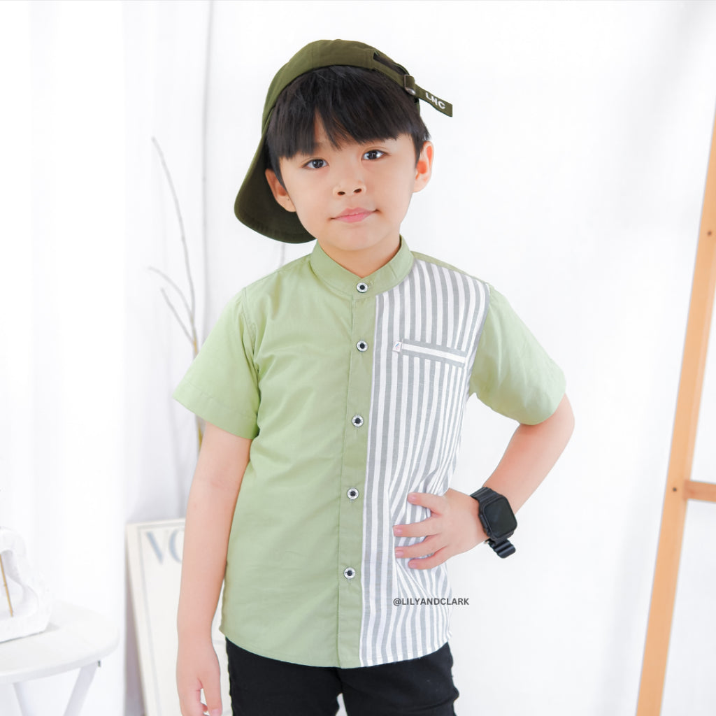 KEMEJA PENDEK ANAK KP15