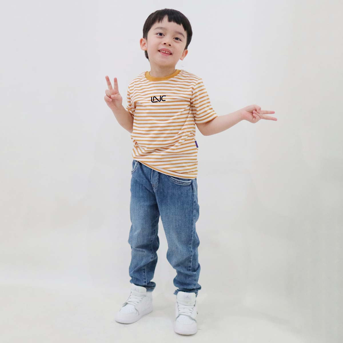 KAOS ANAK KLC104 MUSTARD