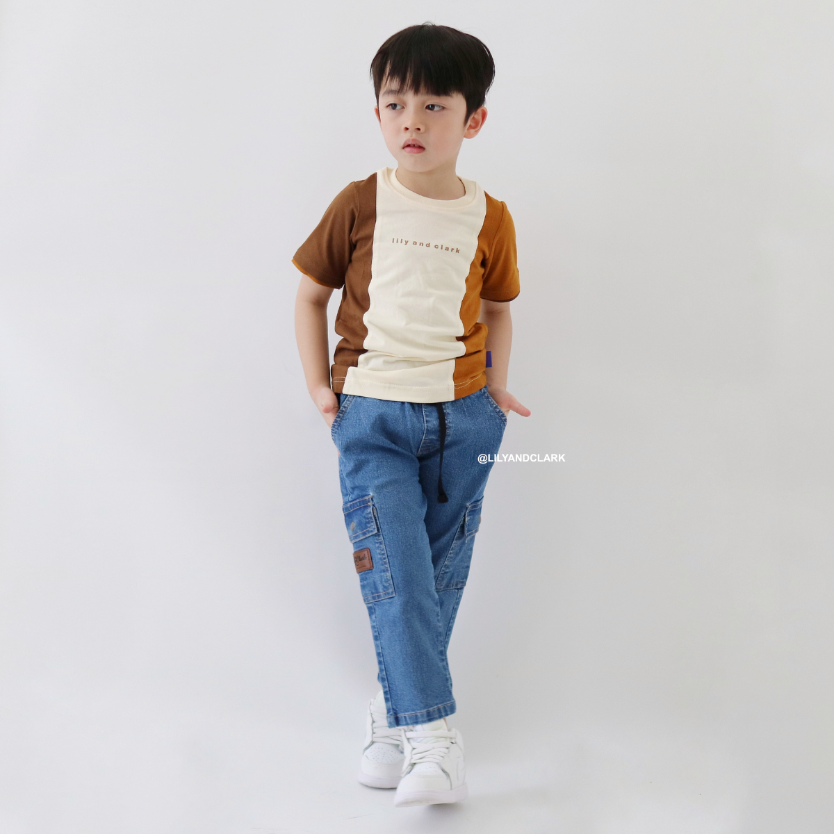 Lily And Clark Jeans Anak Warna Denim Biru - CJL01