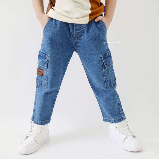Lily And Clark Jeans Anak Warna Denim Biru - CJL01