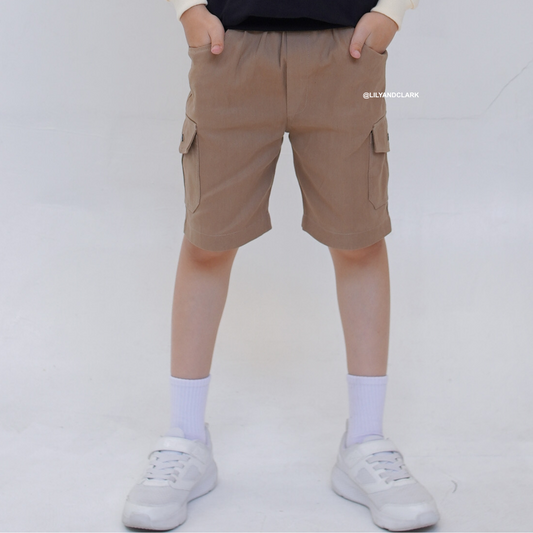 Lily And Clark Celana Cargo Chino Pendek CGP01 KHAKI