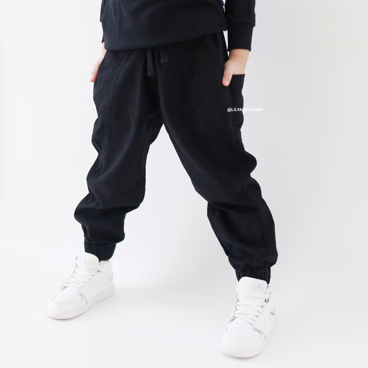 Lily And Clark CHINOS BAGGY PANTS JOGER CBJ02 HITAM