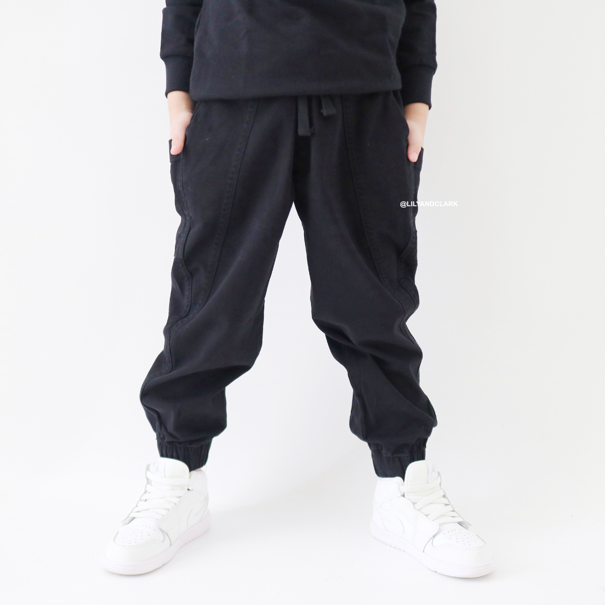 Lily And Clark CHINOS BAGGY PANTS JOGER CBJ02 HITAM