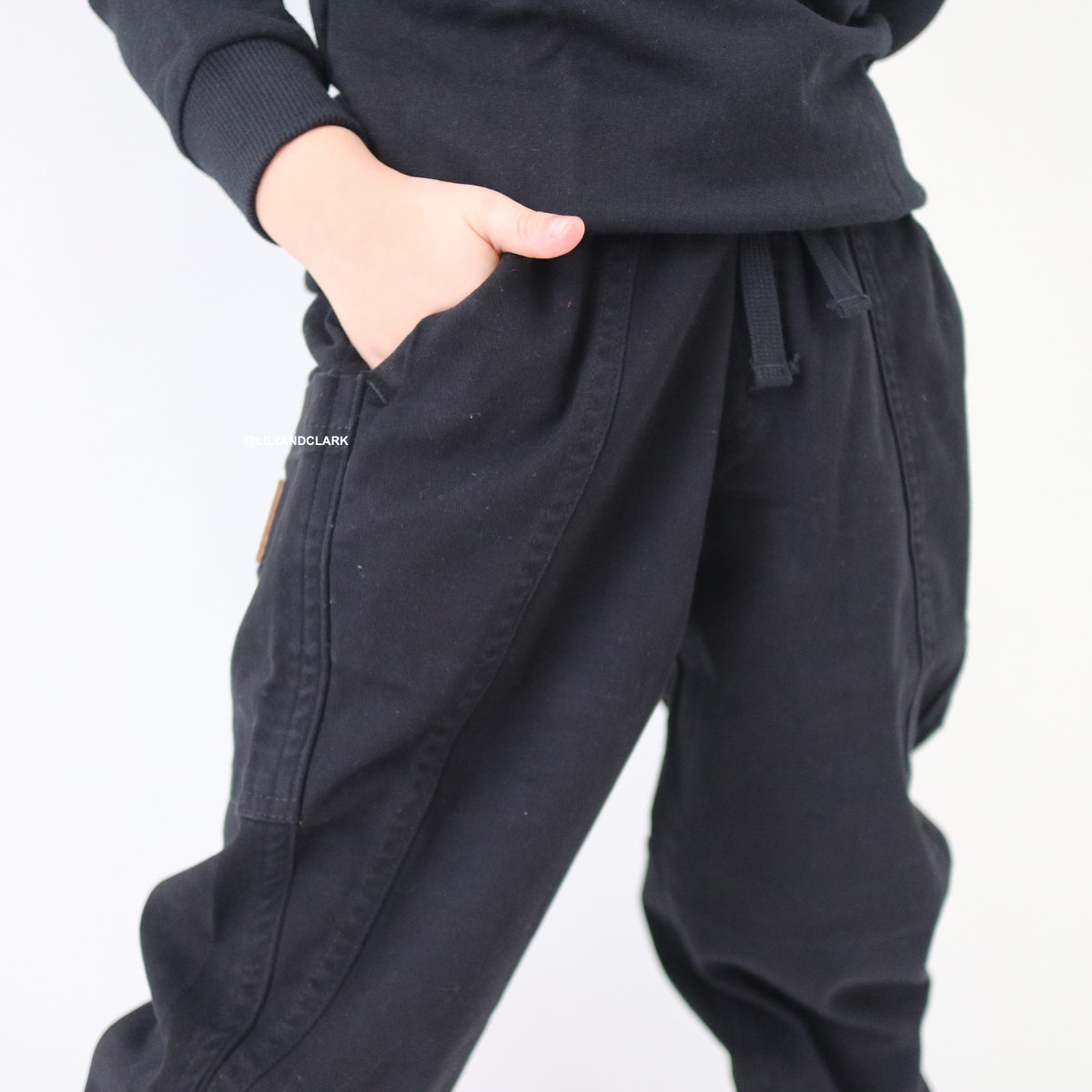 Lily And Clark CHINOS BAGGY PANTS JOGER CBJ02 HITAM