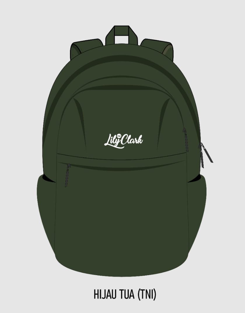 LILY AND CLARK Tas Ransel Anak warna Army KAVI-02