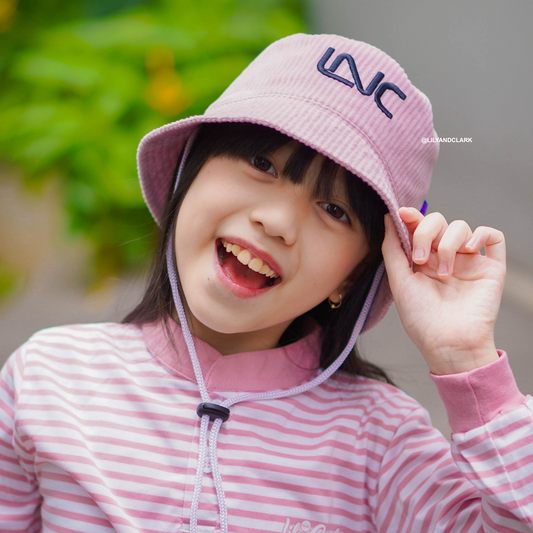 Lily And ClarK Topi Bucket Tali BC04-LILAC