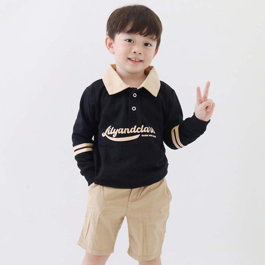 Sweater Anak Lily And Clark - ST29 - HITAM