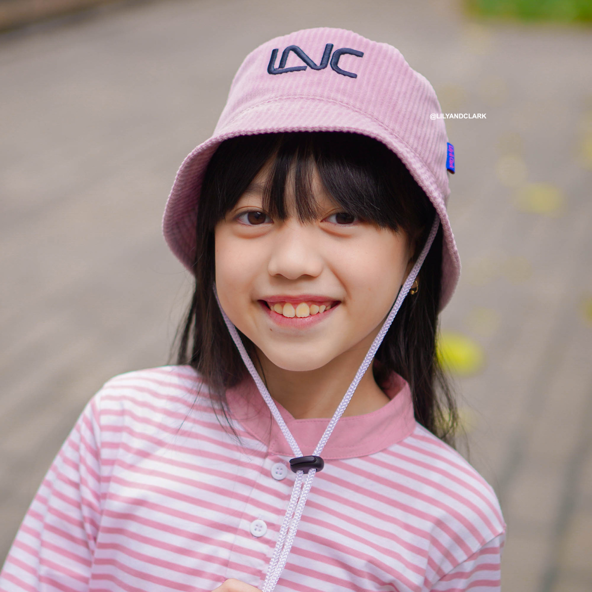 Lily And ClarK Topi Bucket Tali BC04-LILAC