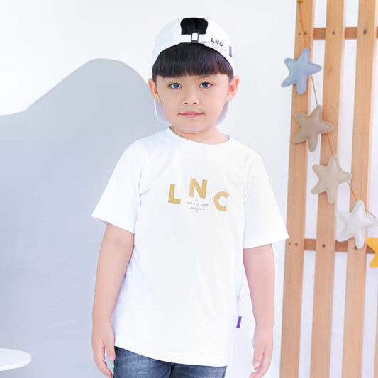 Lily And Clark Kaos Anak Unisex Warna Putih KLC60
