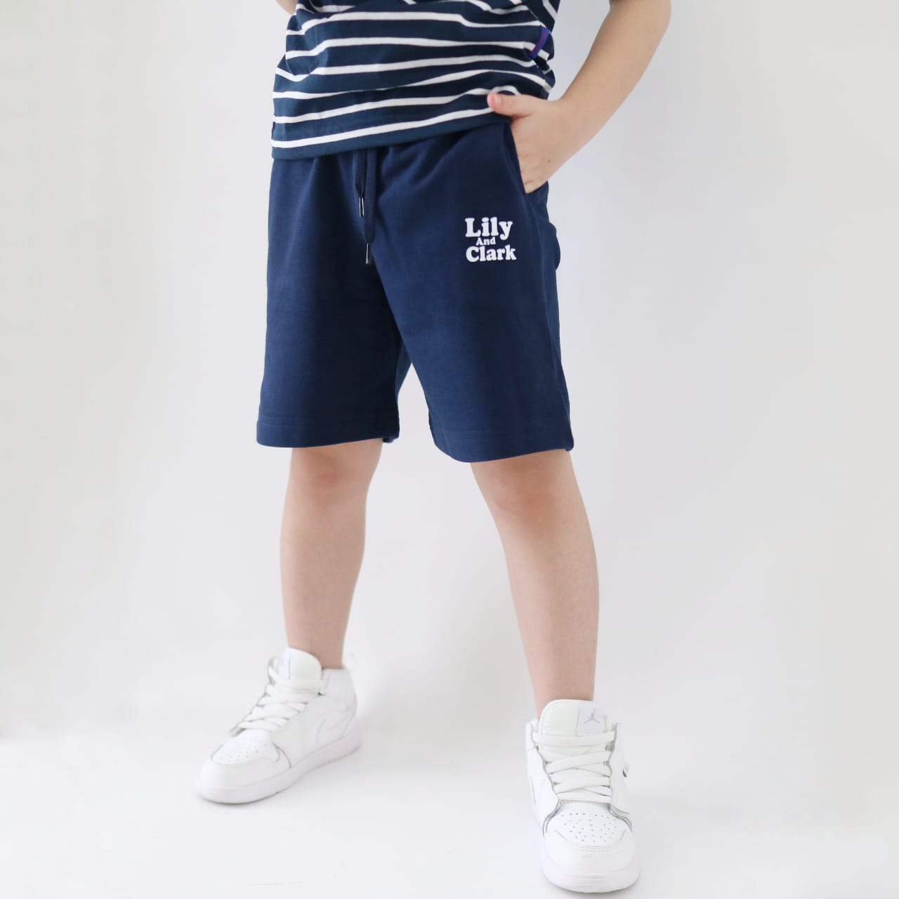 Lily And Clark CELANA BABY TERRY PENDEK BTS04 NAVY