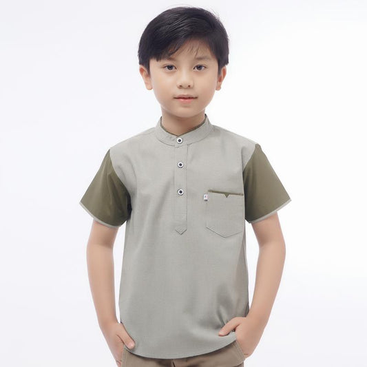 KEMEJA PENDEK ANAK KP10