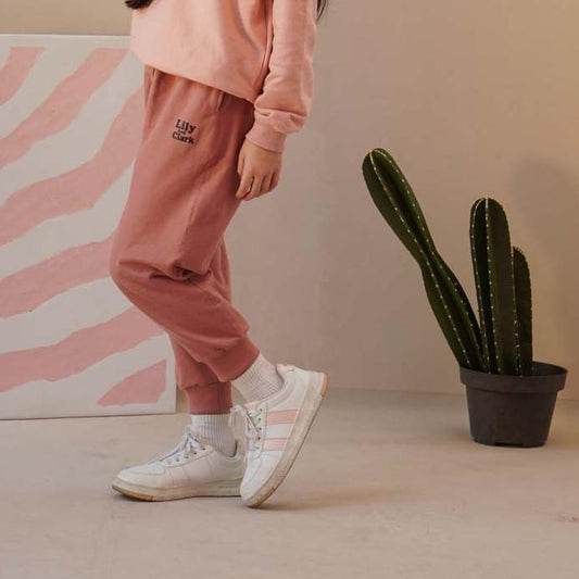 Lily And Clark Celana Panjang Anak Baby Tery Warna Pink Untuk Usia 2-15 Tahun - BTL03