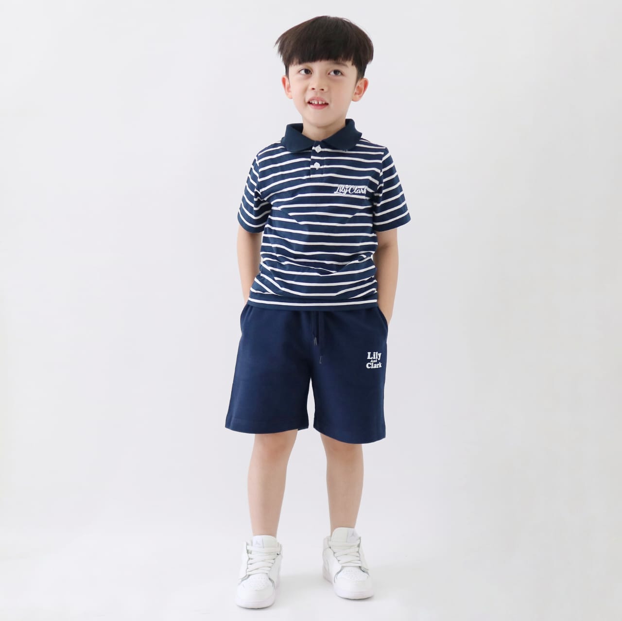 Lily And Clark CELANA BABY TERRY PENDEK BTS04 NAVY