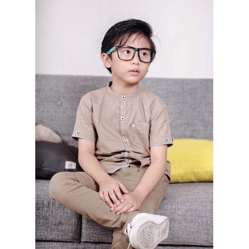 KEMEJA PENDEK ANAK KP07